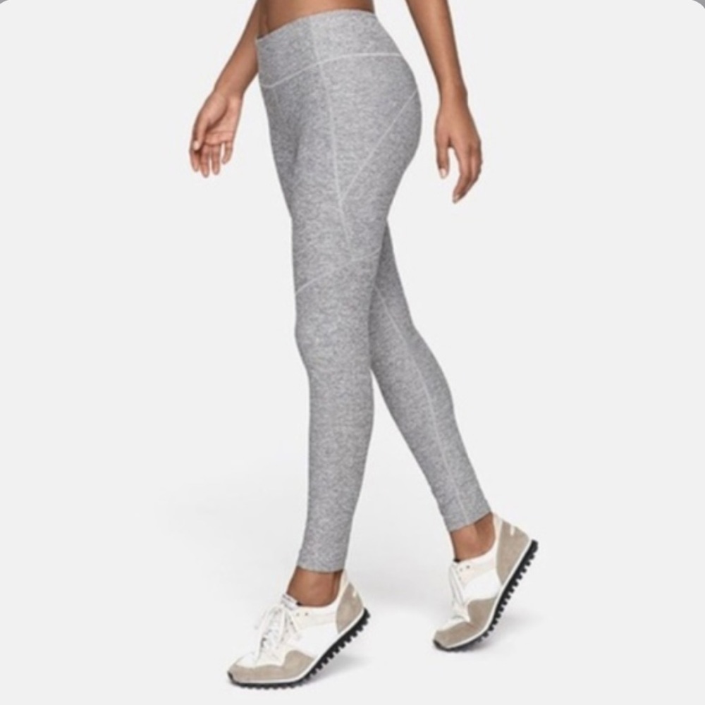 nwot outdoor voices warmup leggings gray stretch size XS